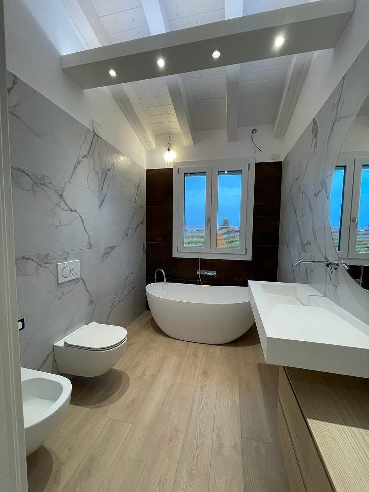 Santa Giustina Rendering - Living Wood House